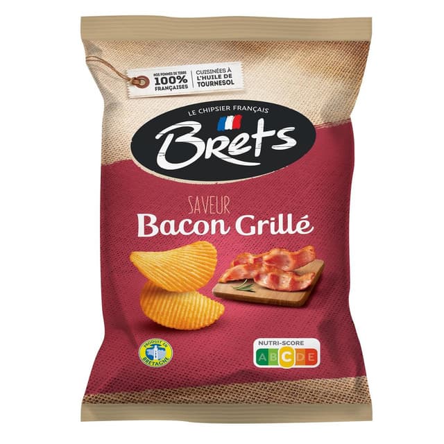 3497917002161 - Bret's - Chips Saveur Bacon Grillé