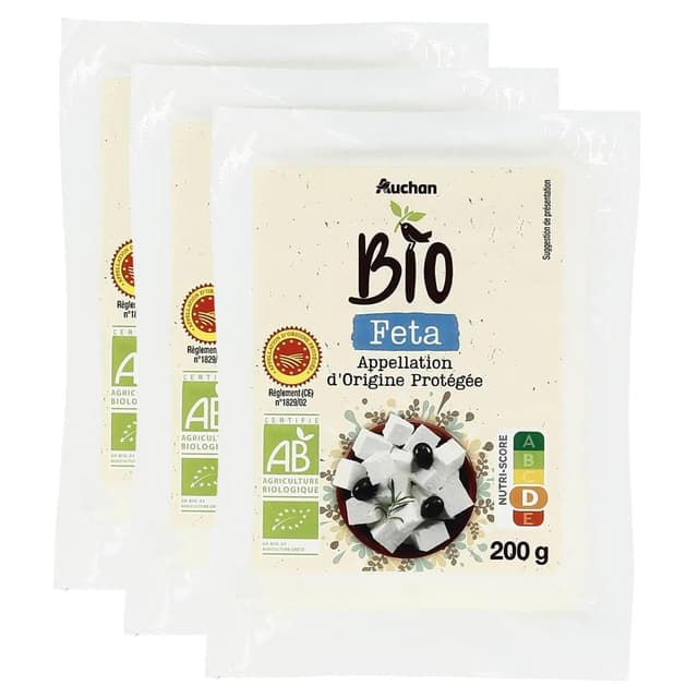 2050000422461 - Auchan BIO - Féta grecque bio AOP