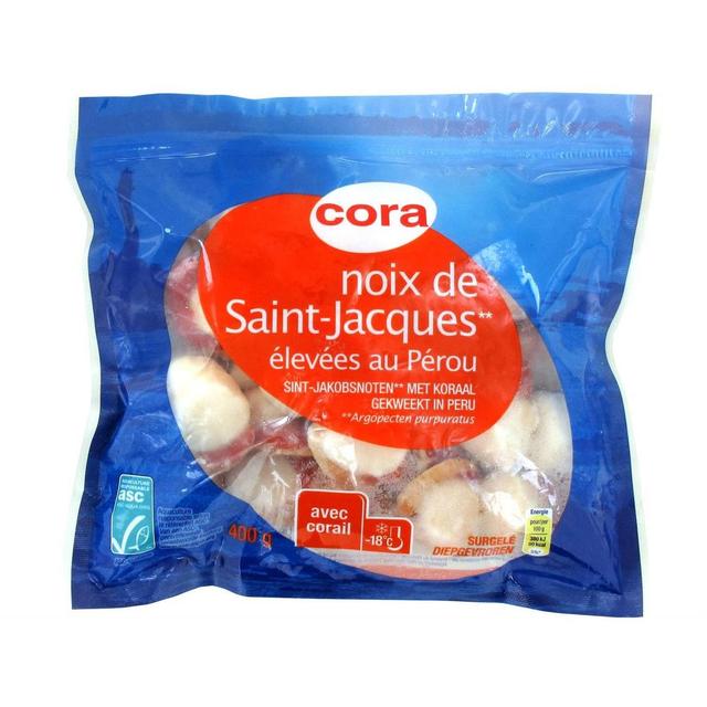 3257981863361 - Cora - Noix de Saint Jacques avec corail calibre 20/40