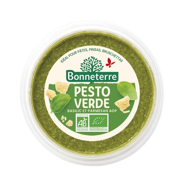 3396410253561 - Bonneterre - Pesto Verde Bio, basilic et parmesan