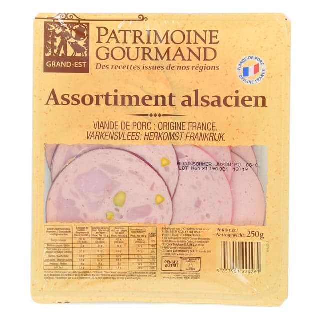 3257981224261 - Patrimoine Gourmand - Assortiment Charcutier Alsacien