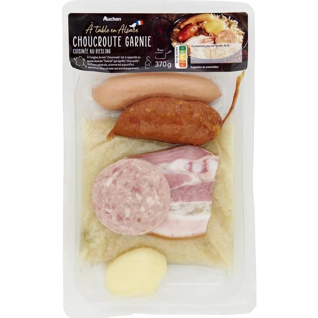 3596710304561 - Auchan Terroir - Choucroute Garnie et Cuisinée au Riesling