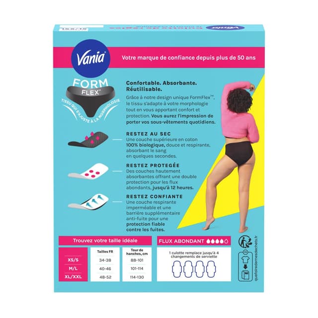 3574661776361 - Vania - Culotte menstruelle Taille XL/XXL 