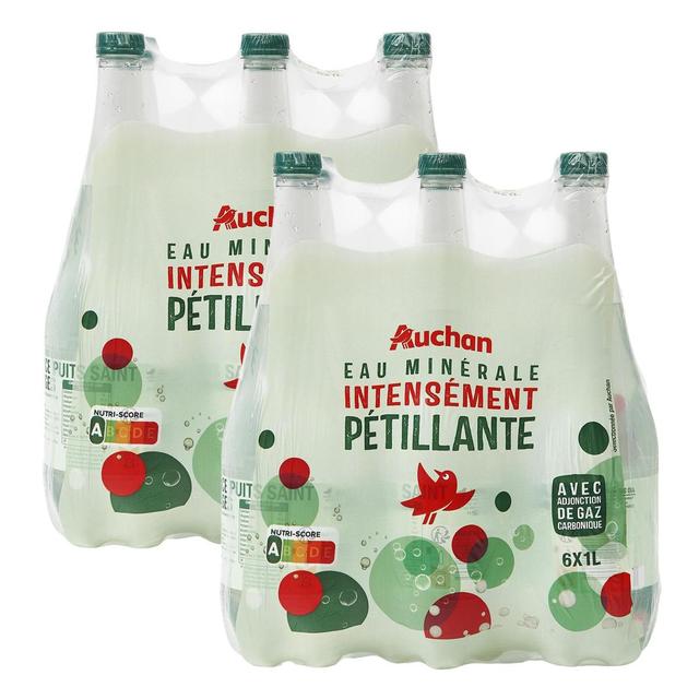 2050000407161 - Auchan - Eau minérale pétillante