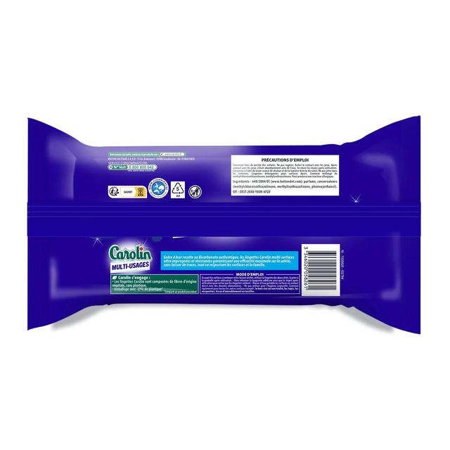3346020058261 - Carolin - Lingettes Résistante Multi-Usages au Bicarbonate