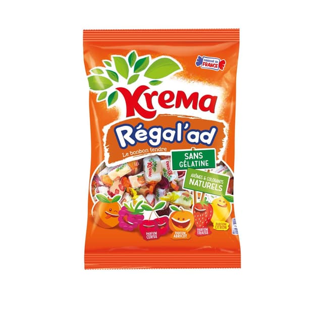 3664346308861 - Krema - Bonbons Régal'ad aux fruits