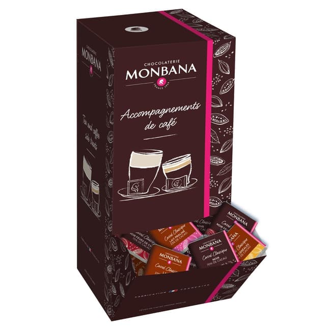 3474340098961 - Chocolaterie Monbana - Distributeur de Chocolat Noir et Lait, 10 Saveurs  x200