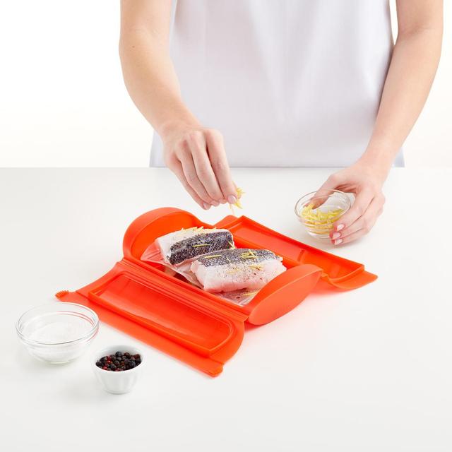 8710755880162 - Lékué - Cuiseur vapeur micro-ondes plateau 1-2 personnes