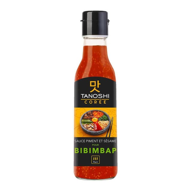 3229820801162 - Tanoshi - Corée - Sauce piment et sésame pour Bibimbap
