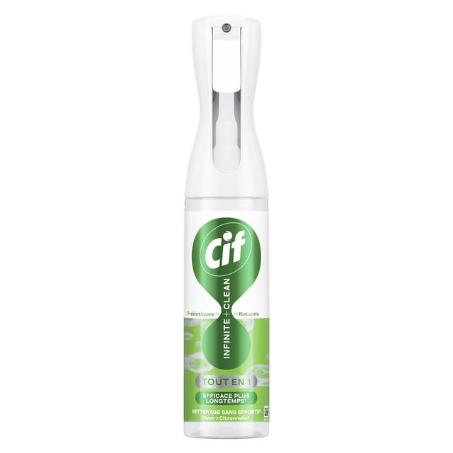 8721201911262 - Cif - Spray Nettoyant Ménager Multi-Surfaces Citron Citronnelle Probiotiques