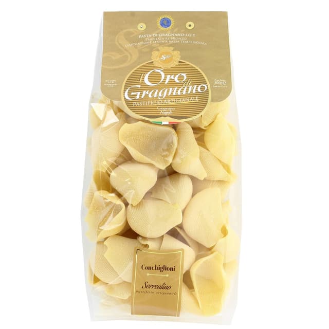 8033986411562 - L'Oro Di Gragnano - Pâtes Conchiglioni artisanales de Naples IGP Premium
