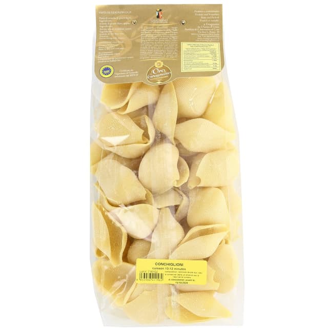8033986411562 - L'Oro Di Gragnano - Pâtes Conchiglioni artisanales de Naples IGP Premium