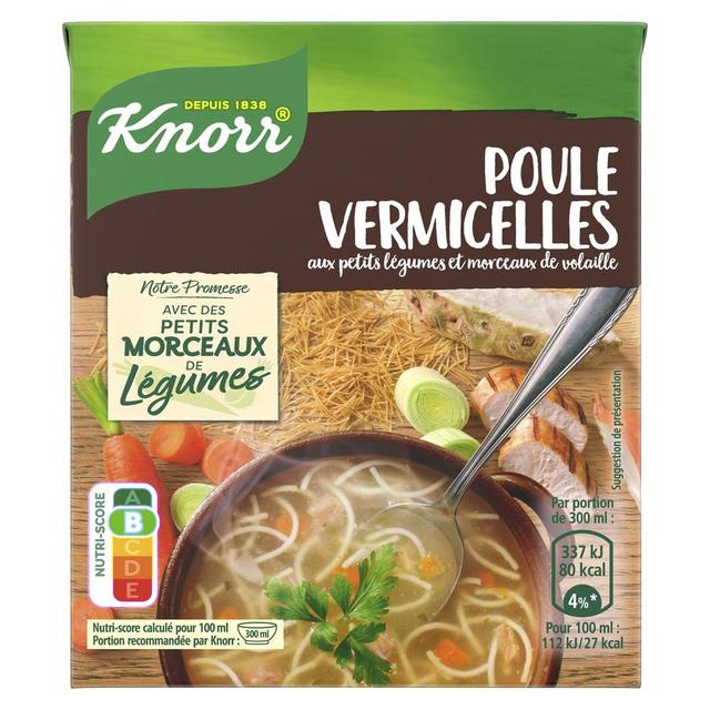 8712566463862 - Knorr - Soupe Poule Vermicelles aux petits légumes et morceaux de volaille