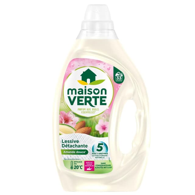 3178041364362 - Maison Verte - Lessive Liquide Amande Peaux Sensibles