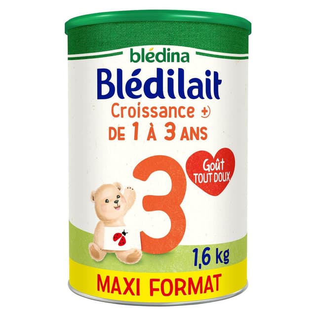 3041090796562 - Blédina - Blédilait - Lait de Croissance 3ème âge en Poudre, Dès 12 Mois