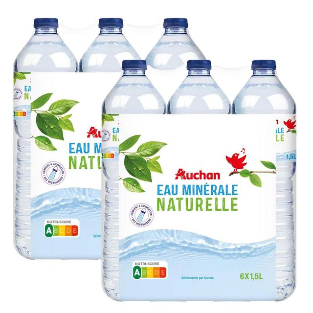 2050000407062 - Auchan - Eau minérale naturelle