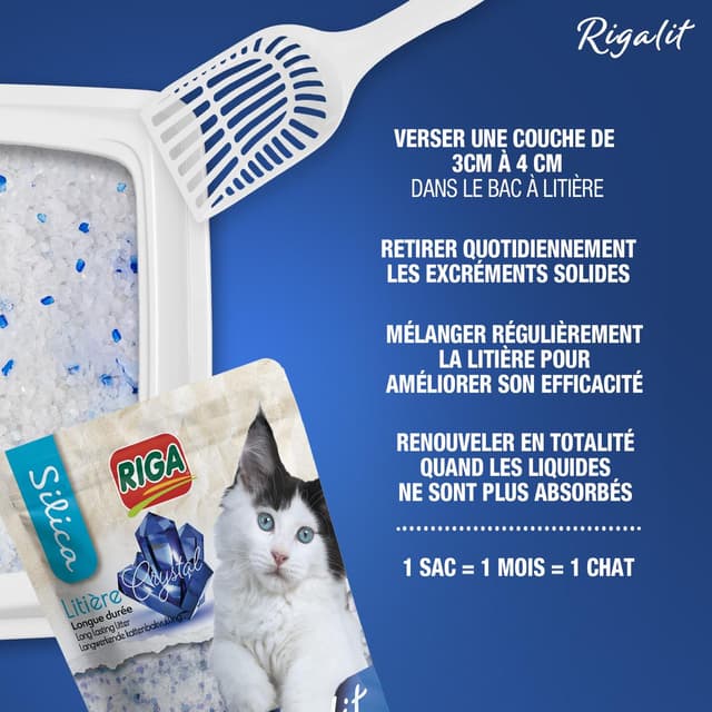 3166780027662 - Riga Rigalit - Litière chat silice