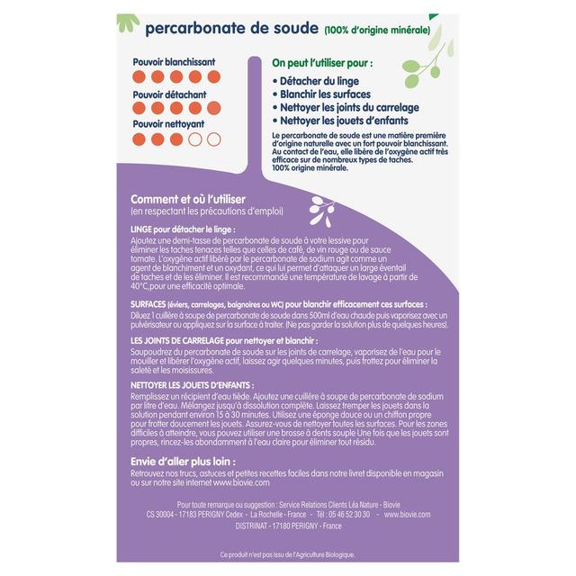 3517360027662 - Biovie - Percarbonate de Soude Détache & Blanchit
