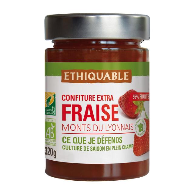3760091728562 - Ethiquable - Commerce Equitable - Confiture extra fraise bio