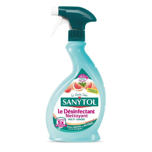 3045206300063 - Sanytol - Spray Nettoyant Multi Usages Pamplemouse