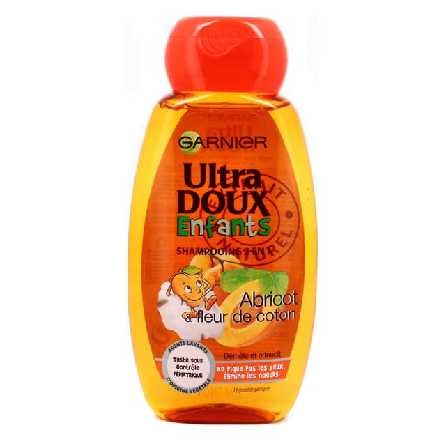 3215666800063 - Garnier - Ultra Doux - Shampooing enfant 2en1 abricot