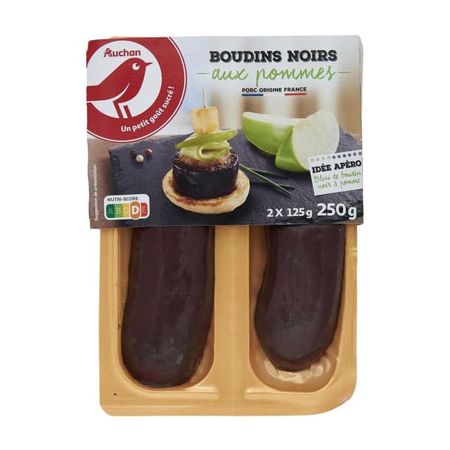 3596710170463 - Auchan - Boudin Noir au Pommes