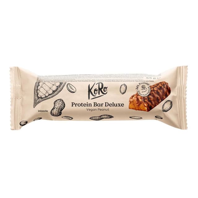 4255582814163 - Koro - Barre protéinée Deluxe vegan cacahuètes