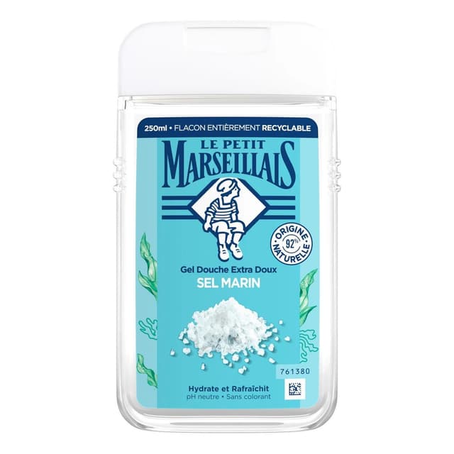 3574661254463 - Le Petit Marseillais - Gel douche hydratant au sel marin P'tit Bonheur