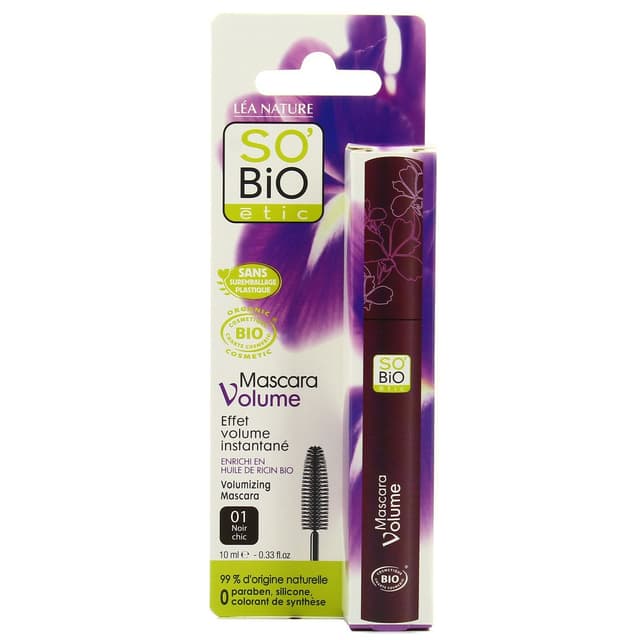 3517360015263 - SO'BiO étic - Mascara volume instantané enrichi à l'huile de ricin Bio