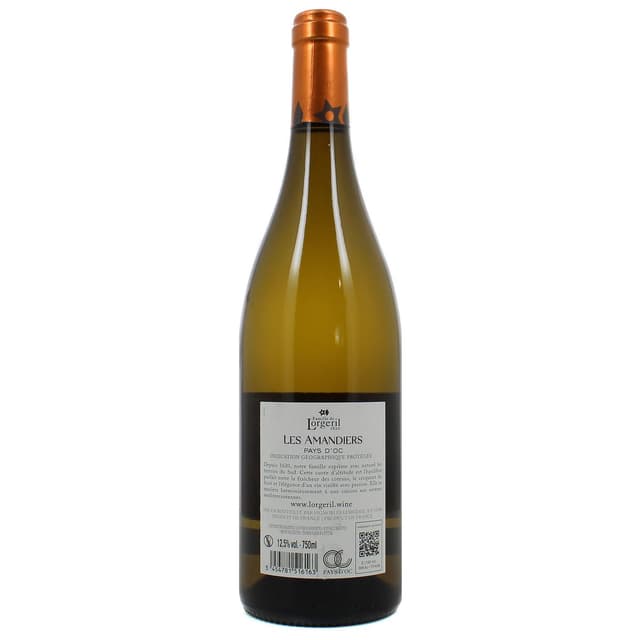 3454781516163 - Vin de pays d'Oc Blanc IGP - Les Amandiers 