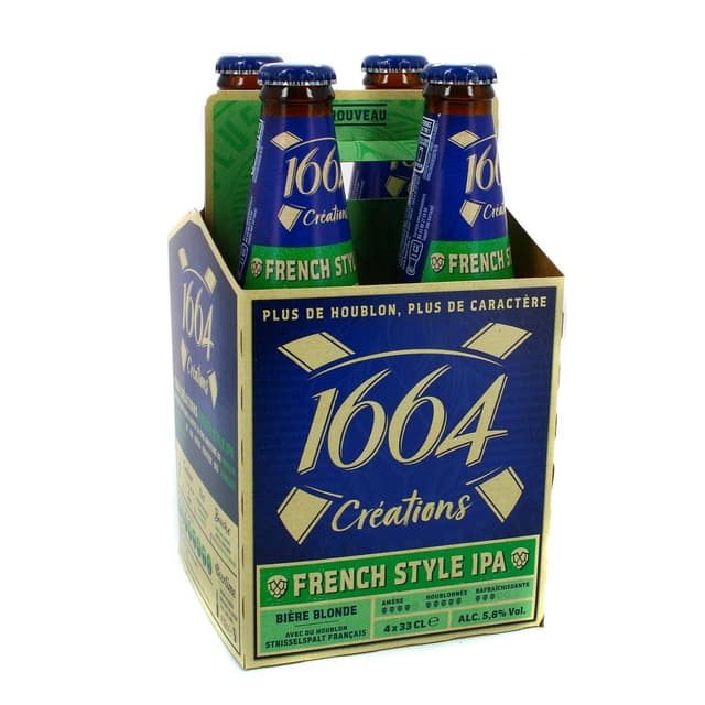 3080216056463 - 1664 Créations - Biére I.P.A French Style 5.8¨°