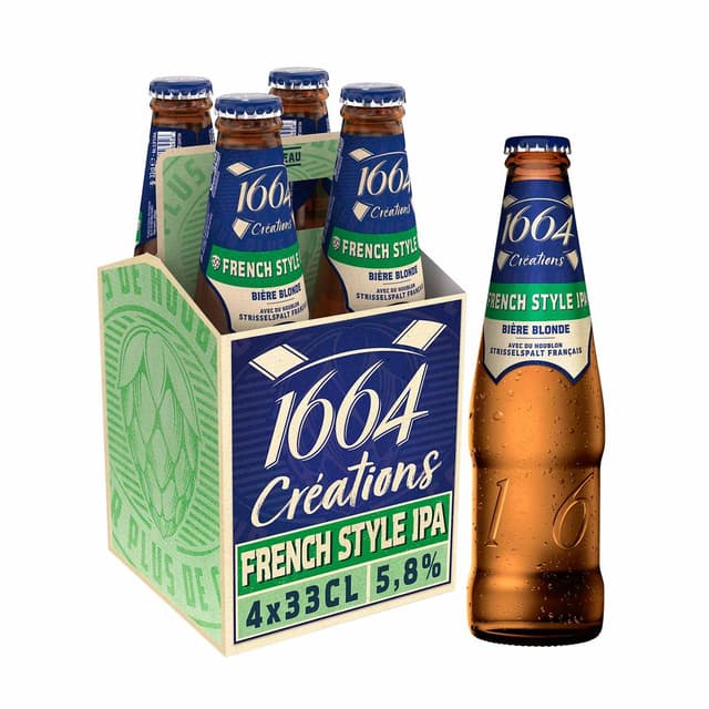 3080216056463 - 1664 Créations - Biére I.P.A French Style 5.8¨°