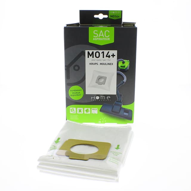3307646000164 - Home équipement - Sacs aspirateur microfibres MO14+ - Krups, Moulinex