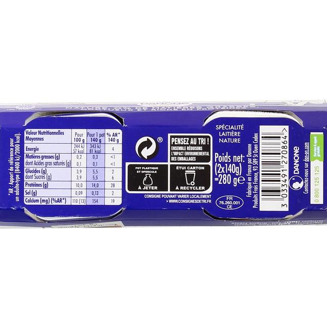 3033491270864 - Les Danone Du Monde - Skyr nature 0%mg