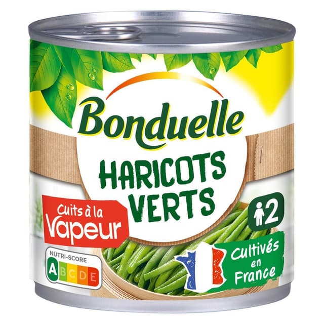 3083681131864 - Bonduelle - Haricots Verts Extra Fins Cuits à la Vapeur