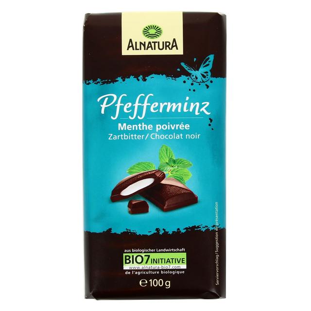 4104420222564 - Alnatura - Chocolat noir bio fourré à la menthe poivrée