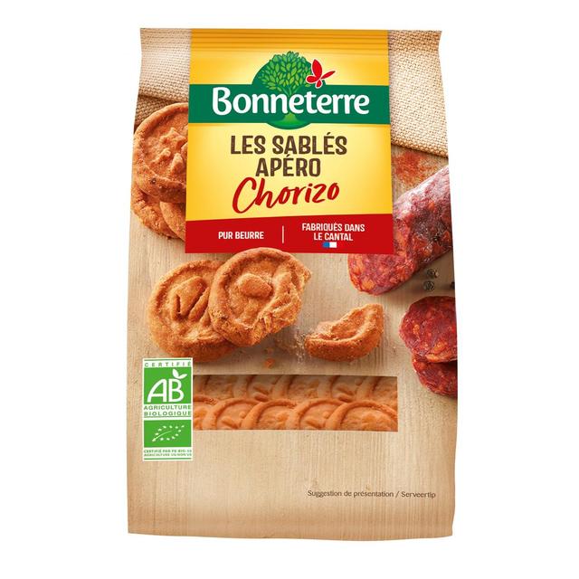 3396411253164 - Bonneterre - Biscuits sablés au chorizo bio