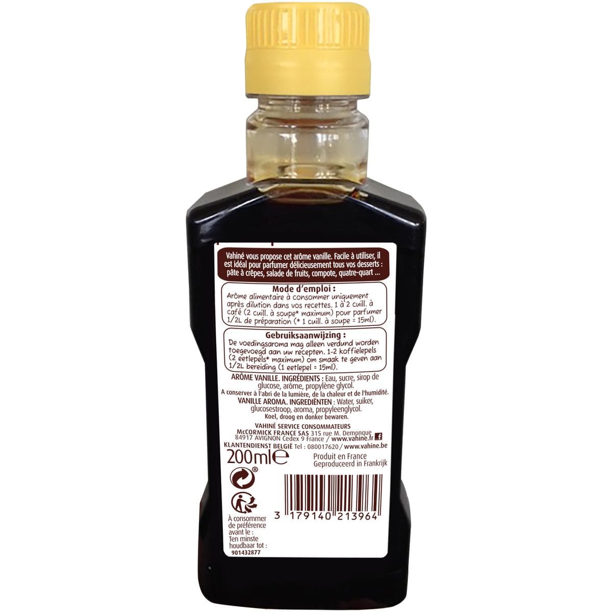 Livraison  domicile Vahine Vanille liquide artificielle, 200ml