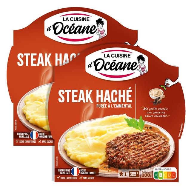 2050000405464 - La Cuisine d'Océane - Steak haché charolais et purée à l'emmental