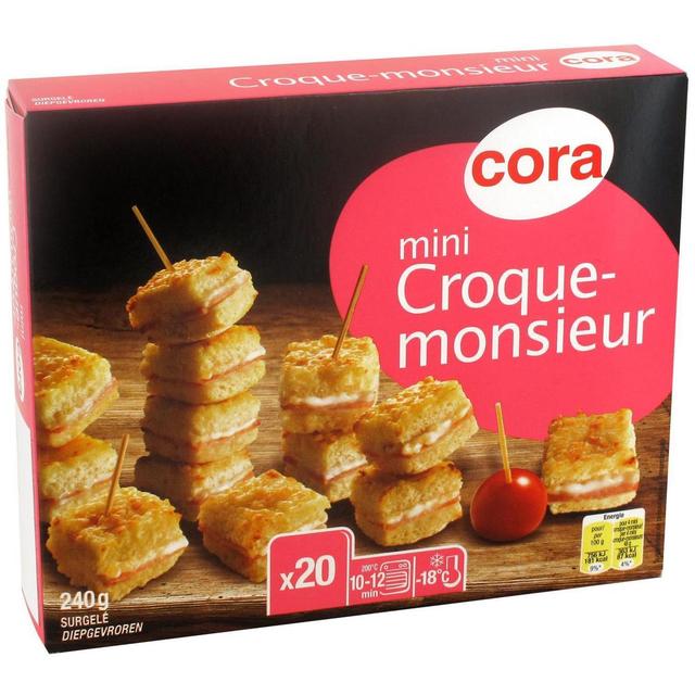 3257985476864 - Cora - 20 Mini Croque Monsieur