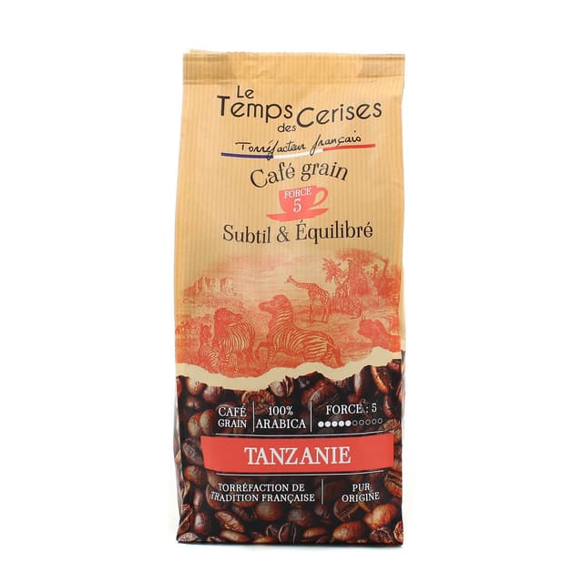 3564884027364 - Le Temps des Cerises - Café en grain de Tanzanie