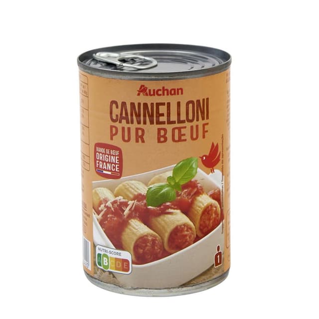 3596710517664 - Auchan - Cannelloni pur bœuf 