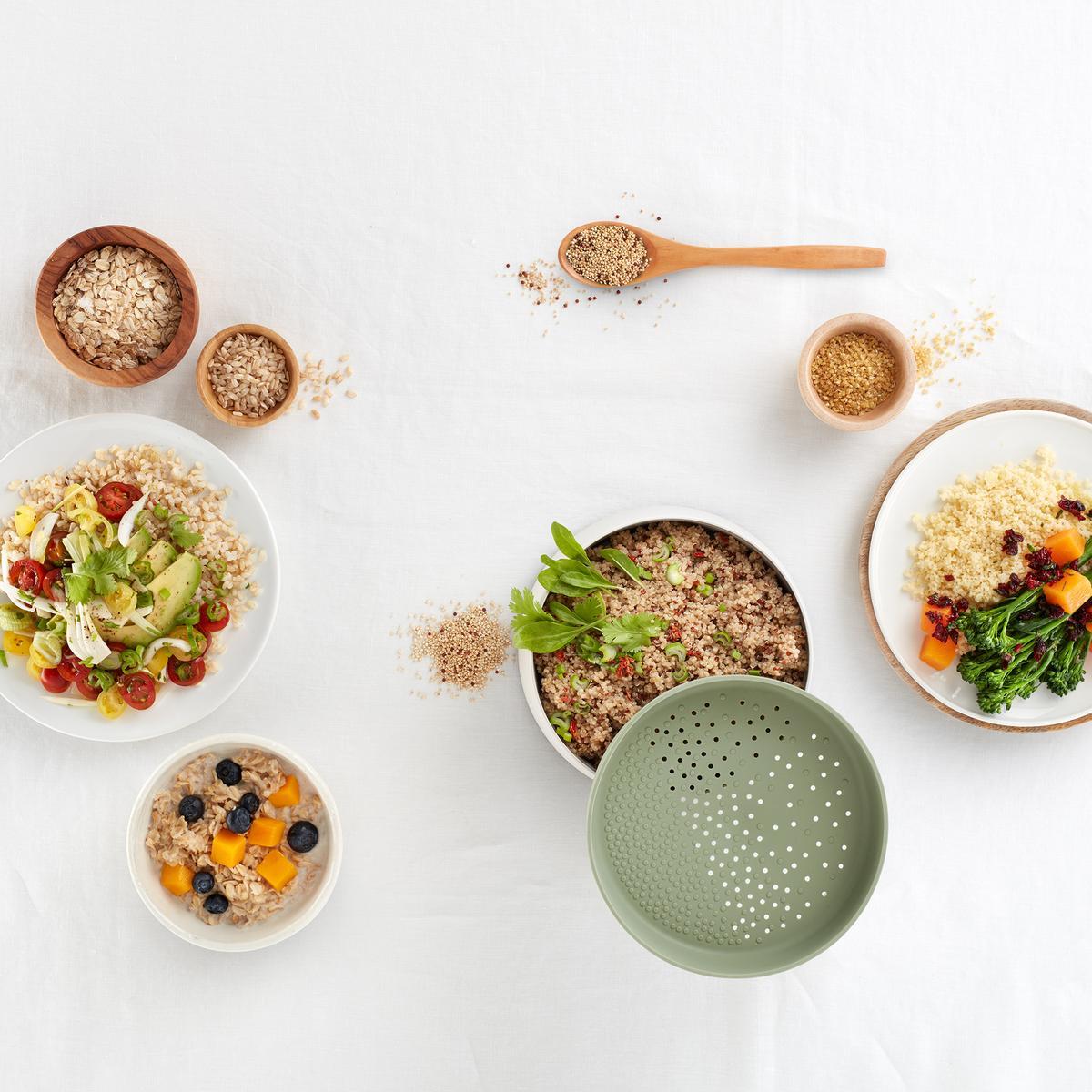 8710755887864 - Lékué - Cuiseur à quinoa et riz au micro-ondes 