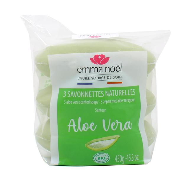 3291960008664 - Emma Noel - Savonnettes senteur Aloe Vera Bio 