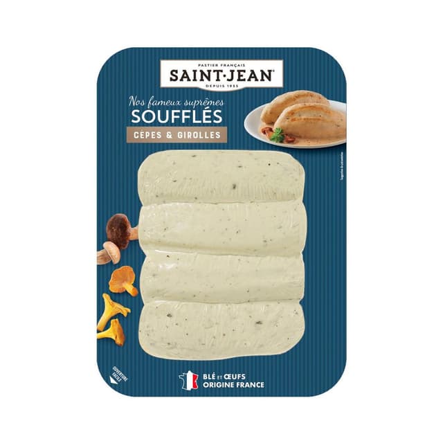 3266140059064 - Saint Jean - Suprêmes Soufflés Cèpes Girolles 