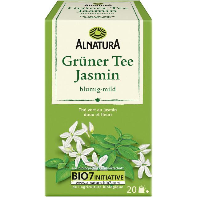4104420060265 - Alnatura - Thé vert au jasmin bio - 20 Sachets