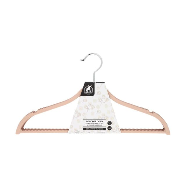 3543534420465 - Elephant - Cintre plastique soft touch