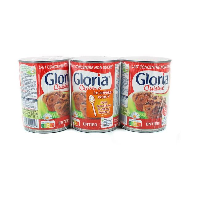 3010470111165 - Gloria - Lait concentré non sucré 7,5% Mat.gr