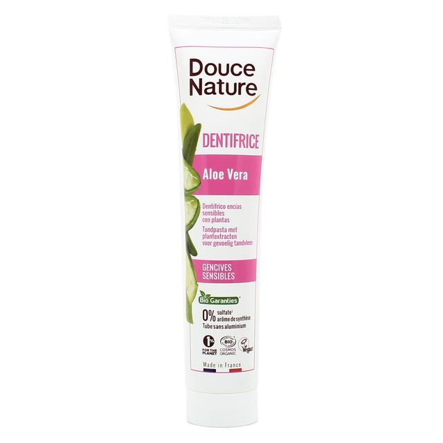 3380380083365 - Douce Nature - Dentifrice Aloe vera bio, gencives sensibles