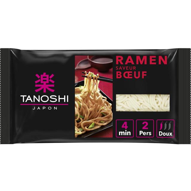 3229820765365 - Tanoshi - Japon - Ramen Saveur Boeuf Nouilles Japonaises Précuites 